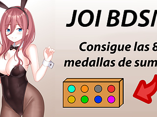 Spanish Joi - Consigue Las 8 Medallas Bdsm free video