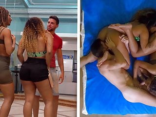 Two Big Ass Brazilian Sisters Get Fucked By A White Guy free video