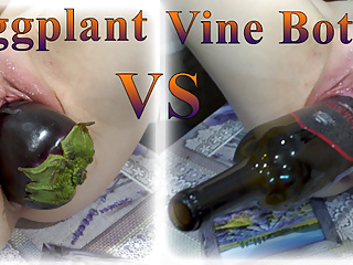 Vine Bottle Vs Eggplant! Who Is The Best Stretcher free video