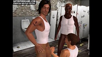 These Three Sexy 3D Interracial Studs Are Fucking free video