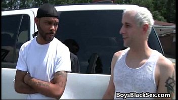 Blacks On Boys - Gay Hardcore Interracial Bareback Sex Video 07