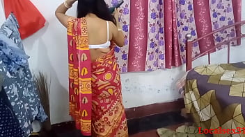 Red Saree Boudi Sex In Husband Hardly In Dogy Style (Official Video By Localsex31) free video