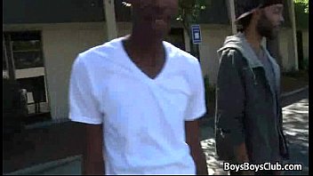 Blacksonboys - Black Muscular Gay Dude Gucks White Twink 09 free video