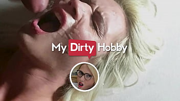 Sexy Blonde (Tatjana-Young) Has All Of Her Holes Filled With 3 Large Cocks - My Dirty Hobby free video
