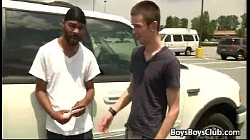 Blacksonboys - Black Muscular Gay Dude Fucks White Boy 04 free video