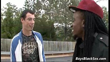 Black Muscular Boys Fuck Gay White Twinks Video 04 free video