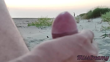 French Teacher Amateur Handjob On Public Beach With Cumshot Extreme Sex In Front Of Strangers - Misscreamy free video