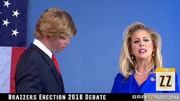 Donald Drumpf Fucks Hillary Clayton During A Debate free video