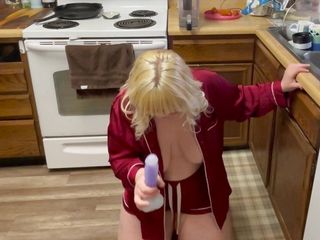 Kitchen Blowjob, Bend That Fat Ass Over The Counter And Fuck Her Juicy Pussy, Hurry Before You Are Caught! V178 free video