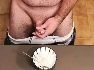 Cicci77 Eats Ice Cream With Hot Cream After Masturbating Pedro free video
