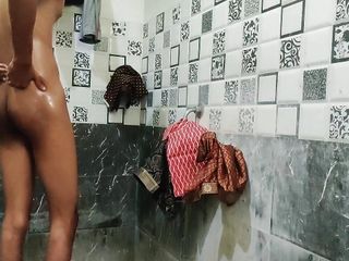 Bathing After Oil Massage Part 2, Young Boy Caught On Webcam