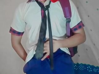 Rajat_Shah Fucking On Bed After Coming From School free video