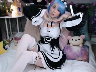 Lovely Cosplay Teen Chating And Play With Dildo On Webcam free video